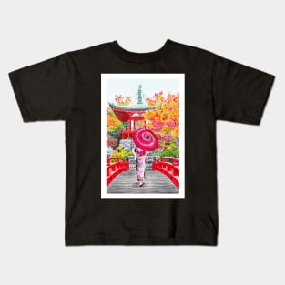 Daigoji Temple, Kyoto Japan Kids T-Shirt